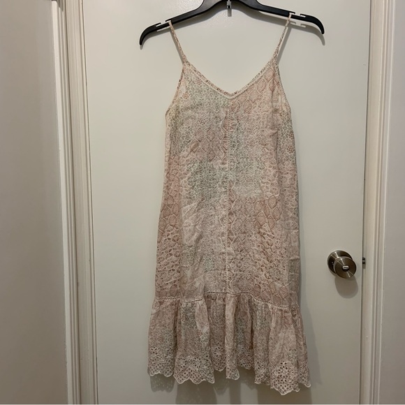 Rachel Zoe Dresses & Skirts - Rachel Zoe Boho Lace Ruffle Midi Dress - Size Medium